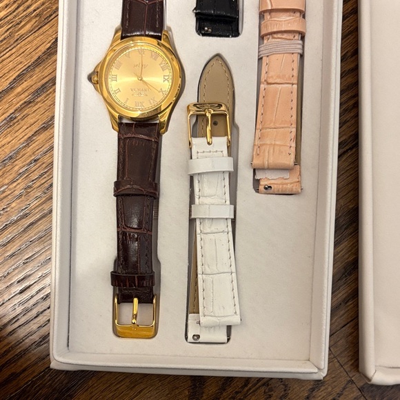 Invicta Gold Watch Set with Multiple Straps main image 6